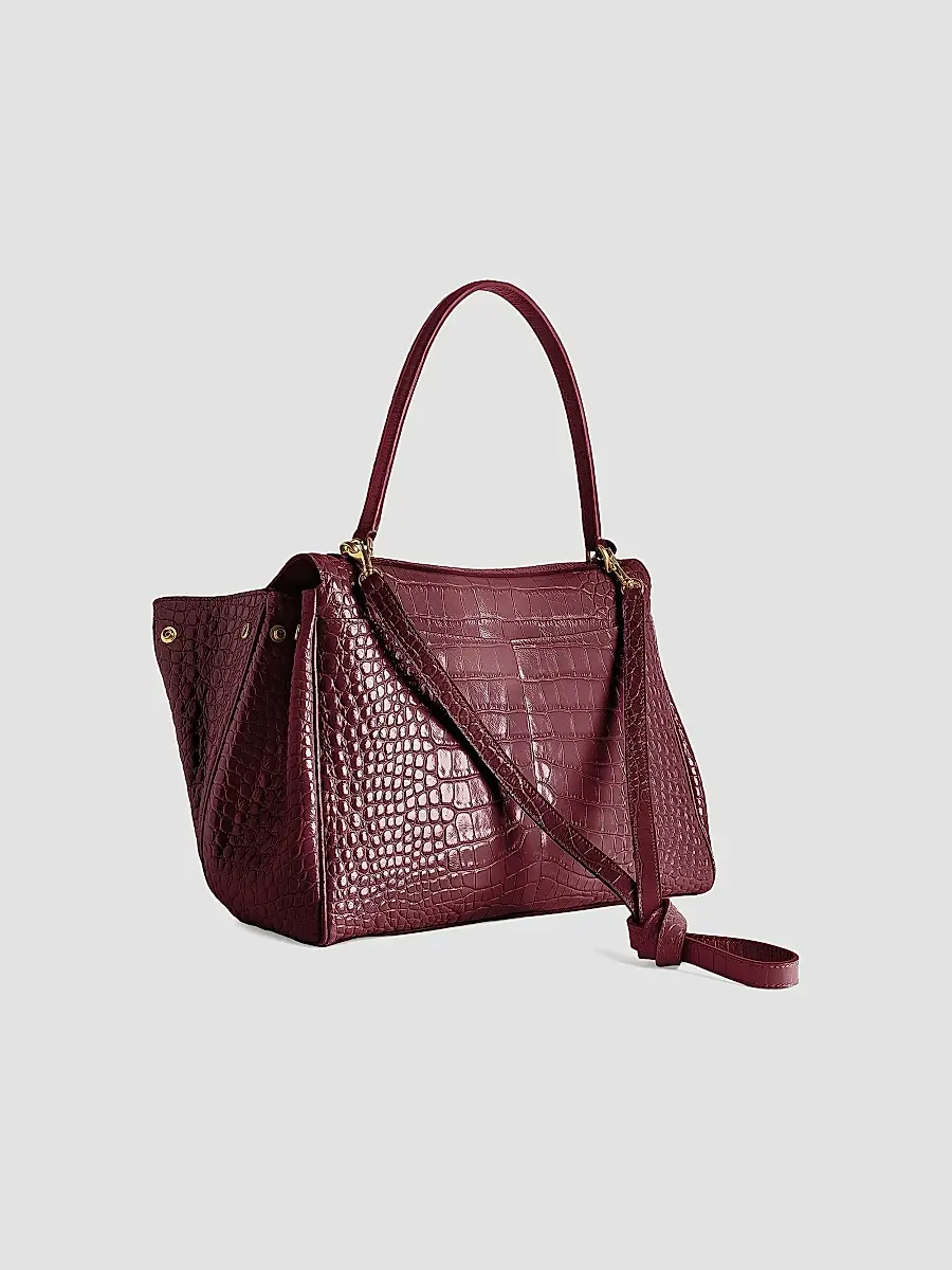 Balenciaga Women's Rodeo Medium Top Handle Crocodile Embossed | Thumbnail 6 Balenciaga Women's Rodeo Medium Top Handle Crocodile Embossed | Thumbnail 6