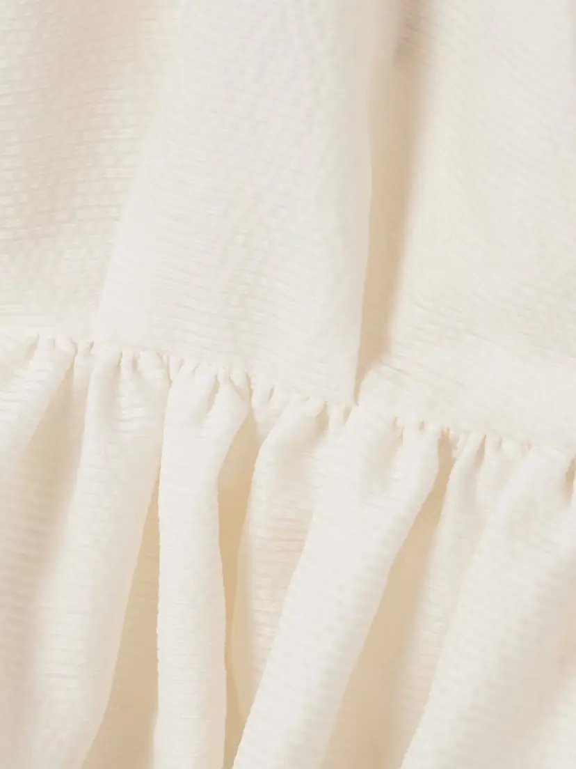 LIBEROWE Tamara Crepe Peplum Halterneck Top | Thumbnail 4