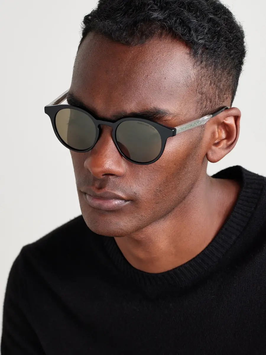 DIOR Eyewear DiorTag R1I Round-Frame Acetate Sunglasses - Men | Thumbnail 2 DIOR Eyewear DiorTag R1I Round-Frame Acetate Sunglasses - Men | Thumbnail 2