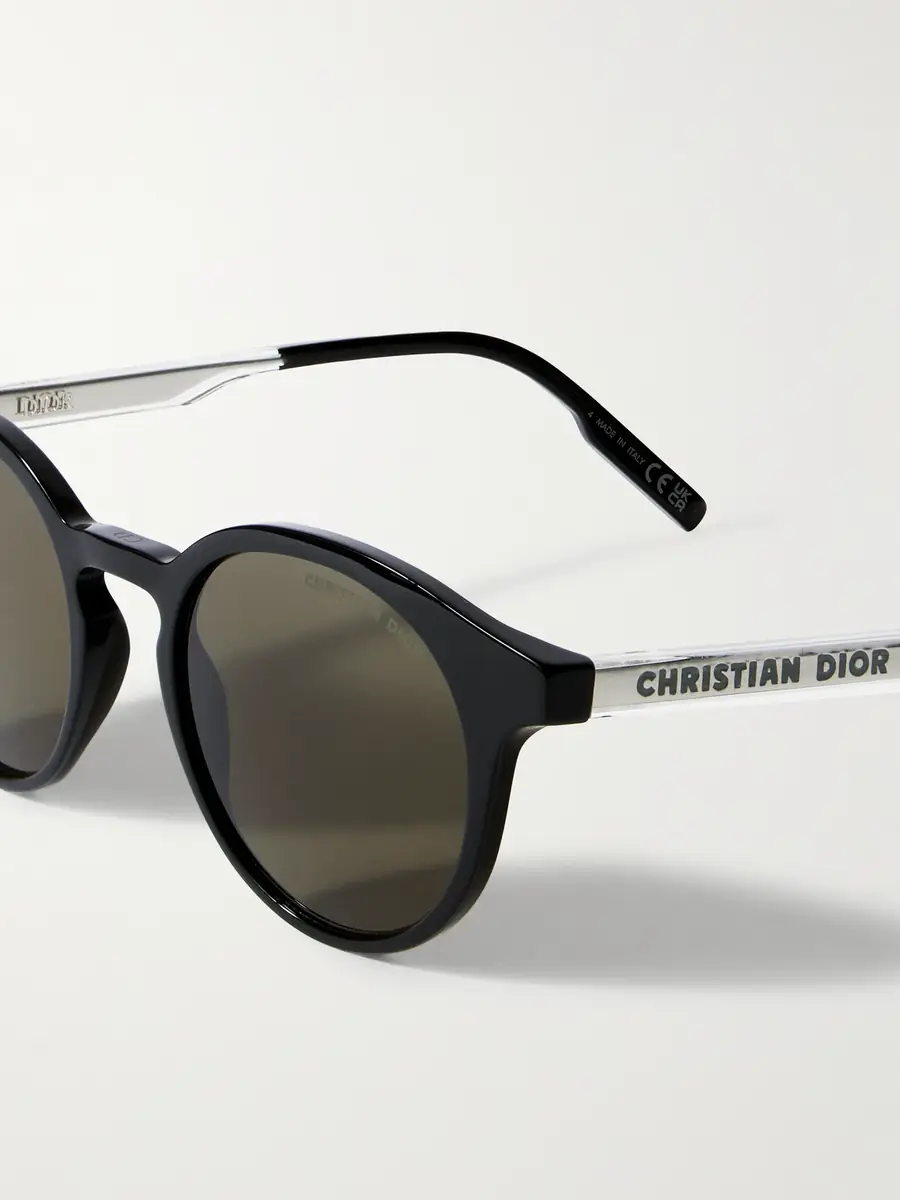 DIOR Eyewear DiorTag R1I Round-Frame Acetate Sunglasses - Men | Thumbnail 3 DIOR Eyewear DiorTag R1I Round-Frame Acetate Sunglasses - Men | Thumbnail 3