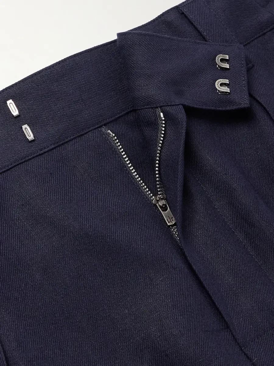 Loro Piana Reinga Wide-Leg Pleated Linen-Twill Bermuda Shorts - Men | Thumbnail 6 Loro Piana Reinga Wide-Leg Pleated Linen-Twill Bermuda Shorts - Men | Thumbnail 6