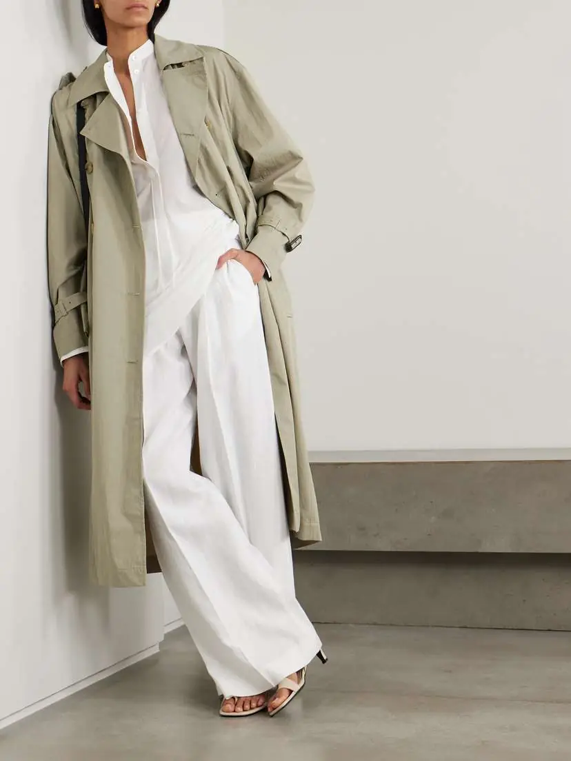 TOTEME Belted Organic Cotton-blend Trench Coat | Thumbnail 2 TOTEME Belted Organic Cotton-blend Trench Coat | Thumbnail 2