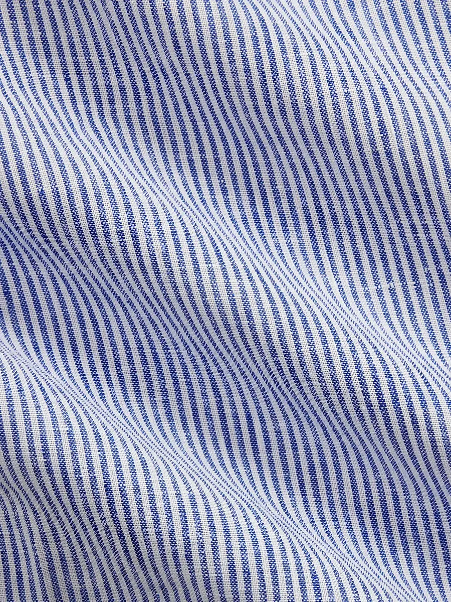 Polo Ralph Lauren Men's Classic Fit Striped Linen Shirt | Thumbnail 7 Polo Ralph Lauren Men's Classic Fit Striped Linen Shirt | Thumbnail 7