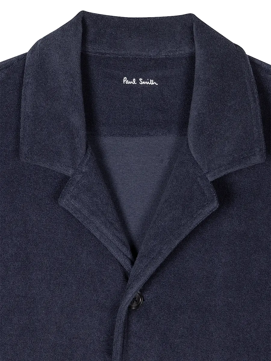 Paul Smith Men's Cotton-Blend Camp Shirt | Thumbnail 2