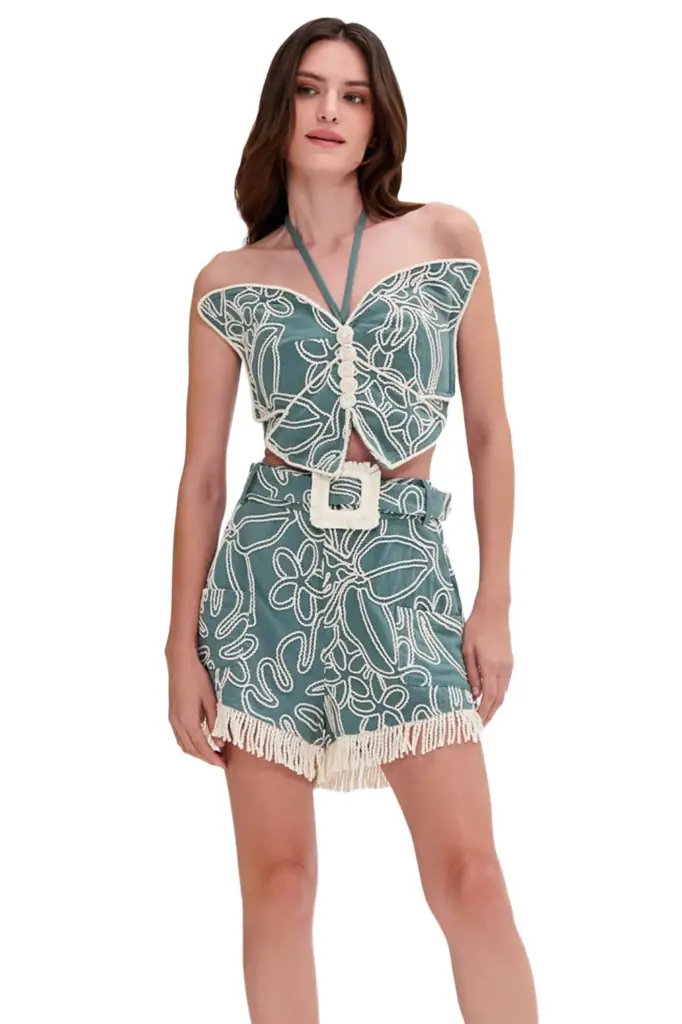 PatBo ASAS LINEN BUTTERFLY TOP
