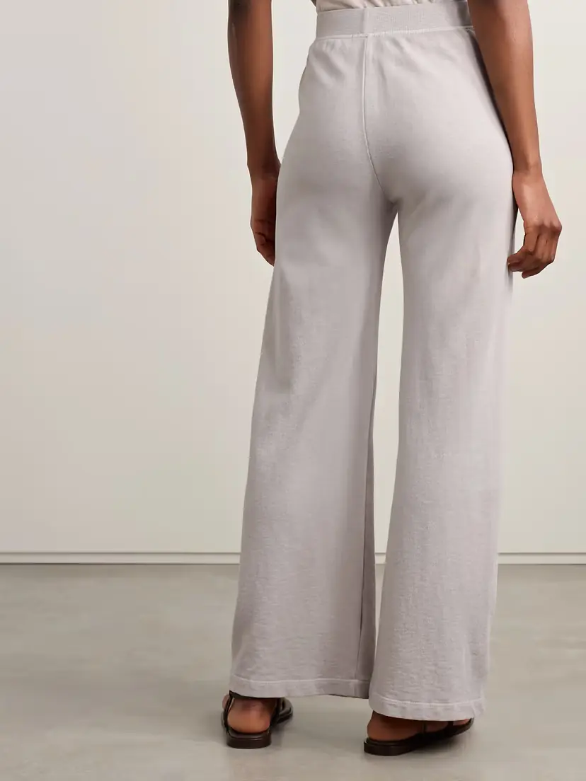 James Perse Cotton-terry Wide-leg Track Pants | Thumbnail 3