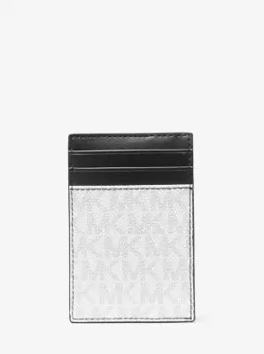 Michael Kors Collection Hudson Logo Card Case in Blue - One Size by Michael Kors Mens | Thumbnail 4 Michael Kors Collection Hudson Logo Card Case in Blue - One Size by Michael Kors Mens | Thumbnail 4