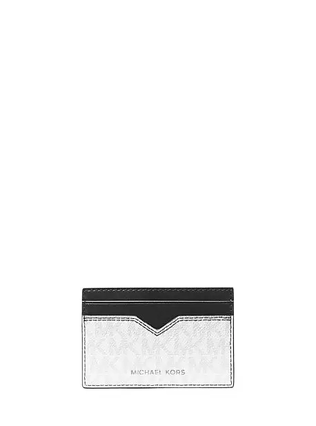 Michael Kors Collection Hudson Logo Card Case in Blue - One Size by Michael Kors Mens