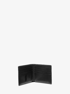 Michael Kors Collection Hudson Signature Logo Billfold Wallet in Black - One Size by Michael Kors Mens | Thumbnail 3 Michael Kors Collection Hudson Signature Logo Billfold Wallet in Black - One Size by Michael Kors Mens | Thumbnail 3