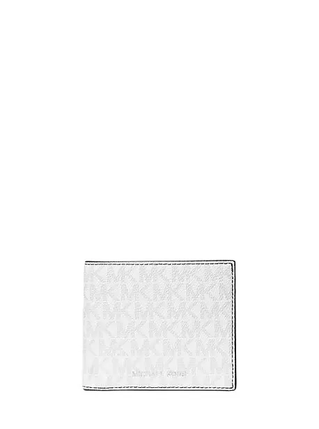 Michael Kors Collection Hudson Signature Logo Billfold Wallet | Image 1 Michael Kors Collection Hudson Signature Logo Billfold Wallet | Image 1