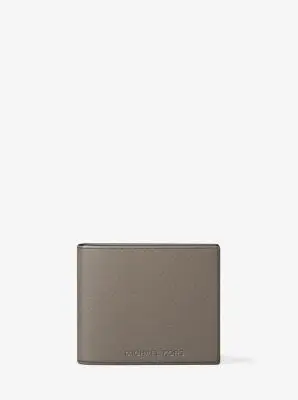 Michael Kors Collection Hudson Pebbled Leather Billfold Wallet in Black - One Size by Michael Kors Mens | Thumbnail 2 Michael Kors Collection Hudson Pebbled Leather Billfold Wallet in Black - One Size by Michael Kors Mens | Thumbnail 2