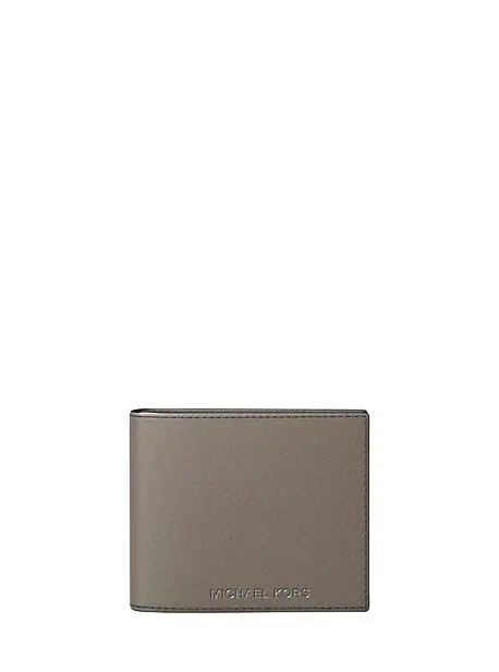 Michael Kors Collection Hudson Pebbled Leather Billfold Wallet | Image 1 Michael Kors Collection Hudson Pebbled Leather Billfold Wallet | Image 1