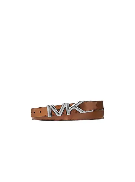 Michael Kors Collection Reversible Leather Belt in Black - One Size by Michael Kors Mens