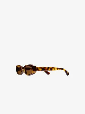 Michael Kors Collection Forio Sunglasses in Green - One Size by Michael Kors Collection | Thumbnail 11