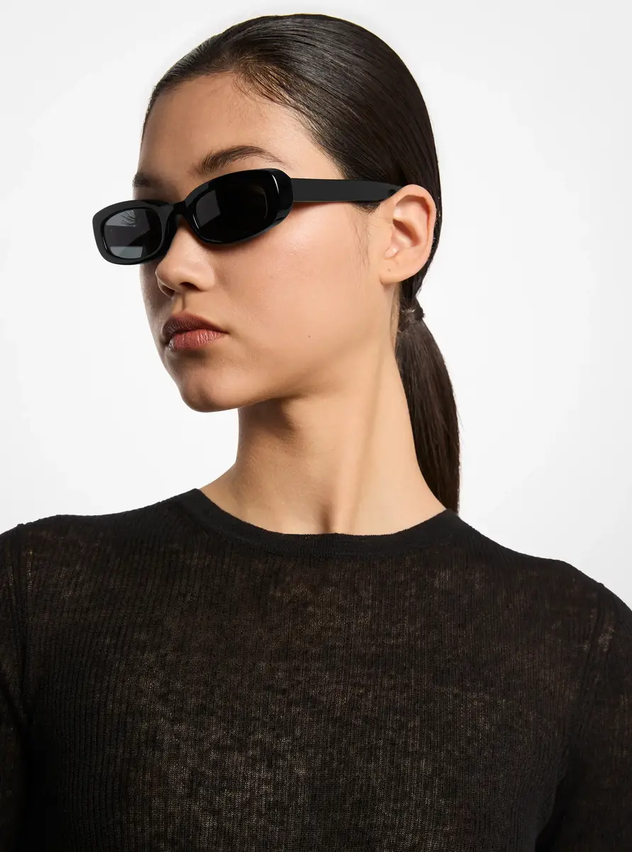 Michael Kors Collection Forio Sunglasses in Green - One Size by Michael Kors Collection | Thumbnail 23