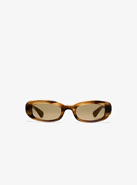 Michael Kors Collection Forio Sunglasses in Green - One Size by Michael Kors Collection | Thumbnail 5