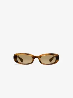 Michael Kors Collection Forio Sunglasses in Green - One Size by Michael Kors Collection | Thumbnail 6