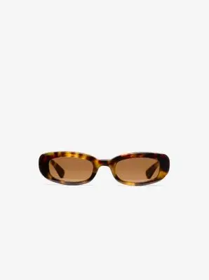 Michael Kors Collection Forio Sunglasses in Green - One Size by Michael Kors Collection | Thumbnail 10