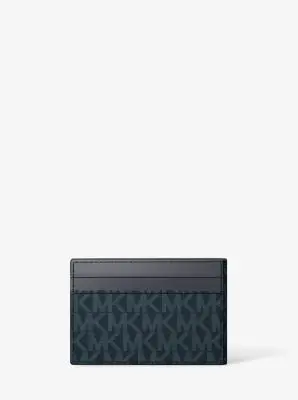 Michael Kors Collection Cooper Signature Logo Wallet in Blue - One Size by Michael Kors Mens | Thumbnail 4 Michael Kors Collection Cooper Signature Logo Wallet in Blue - One Size by Michael Kors Mens | Thumbnail 4