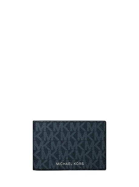 Michael Kors Collection Cooper Signature Logo Wallet in Blue - One Size by Michael Kors Mens