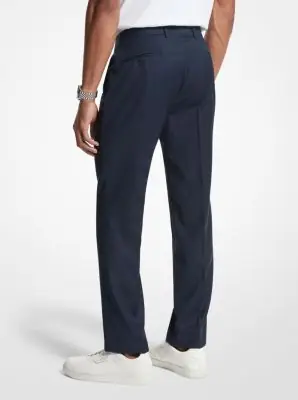 Michael Kors Collection Modern-Fit Wool Blend Suit Pants in | Thumbnail 3 Michael Kors Collection Modern-Fit Wool Blend Suit Pants in | Thumbnail 3