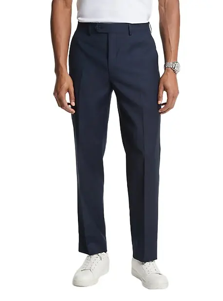 Michael Kors Collection Modern-Fit Wool Blend Suit Pants | Image 1 Michael Kors Collection Modern-Fit Wool Blend Suit Pants | Image 1
