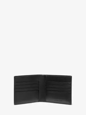 Michael Kors Collection Varick Saffiano Leather Billfold Wallet With Passcase in Brown - One Size by Michael Kors Mens | Thumbnail 4 Michael Kors Collection Varick Saffiano Leather Billfold Wallet With Passcase in Brown - One Size by Michael Kors Mens | Thumbnail 4