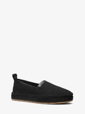 Michael Kors Collection Elias Cotton Canvas Slip-On Espadrille in Black | Thumbnail 2 Michael Kors Collection Elias Cotton Canvas Slip-On Espadrille in Black | Thumbnail 2