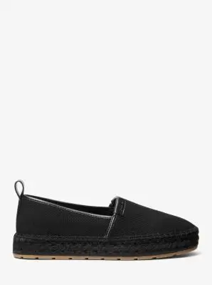 Michael Kors Collection Elias Cotton Canvas Slip-On Espadrille in Black | Thumbnail 3 Michael Kors Collection Elias Cotton Canvas Slip-On Espadrille in Black | Thumbnail 3