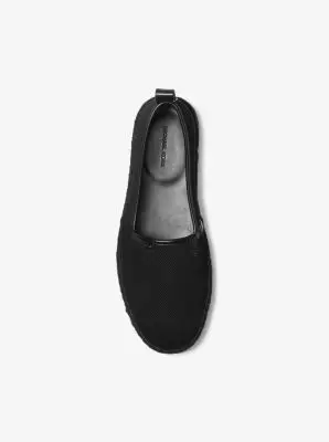 Michael Kors Collection Elias Cotton Canvas Slip-On Espadrille in Black | Thumbnail 4 Michael Kors Collection Elias Cotton Canvas Slip-On Espadrille in Black | Thumbnail 4