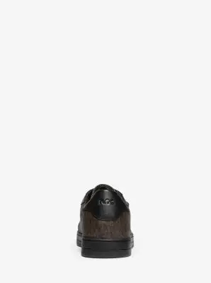 Michael Kors Collection Keating Logo and Leather Sneaker in | Thumbnail 4 Michael Kors Collection Keating Logo and Leather Sneaker in | Thumbnail 4