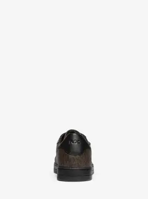Michael Kors Collection Keating Logo and Leather Sneaker in | Thumbnail 5 Michael Kors Collection Keating Logo and Leather Sneaker in | Thumbnail 5