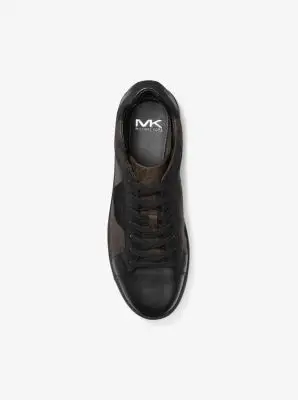 Michael Kors Collection Keating Logo and Leather Sneaker in | Thumbnail 6 Michael Kors Collection Keating Logo and Leather Sneaker in | Thumbnail 6