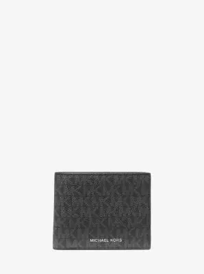 Michael Kors Collection Harrison Logo Billfold Wallet With Passcase in Black - One Size by Michael Kors Mens | Thumbnail 2 Michael Kors Collection Harrison Logo Billfold Wallet With Passcase in Black - One Size by Michael Kors Mens | Thumbnail 2