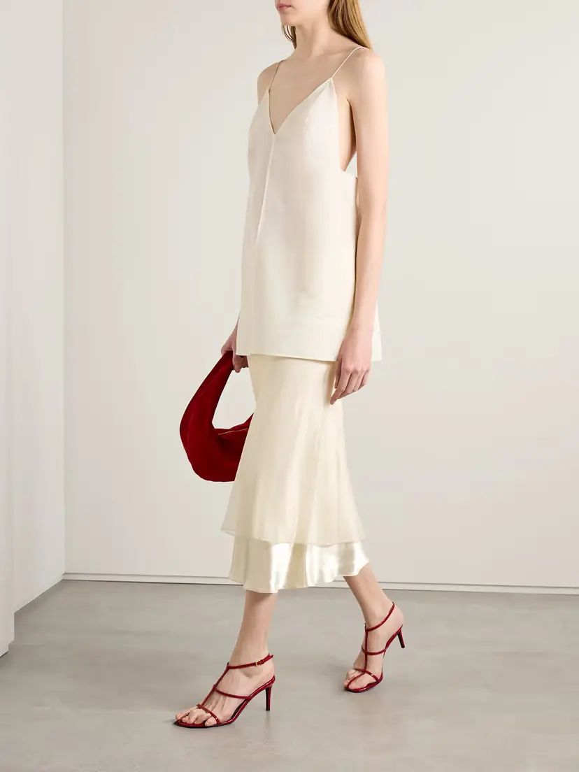Khaite Talsie Silk And Cotton-blend Organza Tank | Thumbnail 2 Khaite Talsie Silk And Cotton-blend Organza Tank | Thumbnail 2