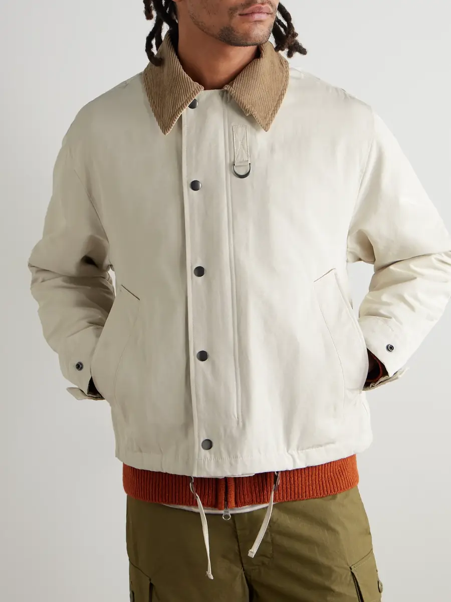 FrizmWORKS Corduroy-Trimmed Cotton-Blend Jacket - Men | Thumbnail 3 FrizmWORKS Corduroy-Trimmed Cotton-Blend Jacket - Men | Thumbnail 3