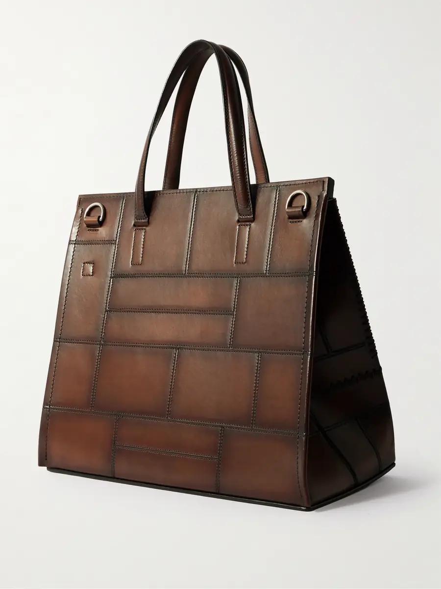 Berluti Luti 38 Patchwork Venezia Mosaico Leather Tote Bag - Men | Thumbnail 3