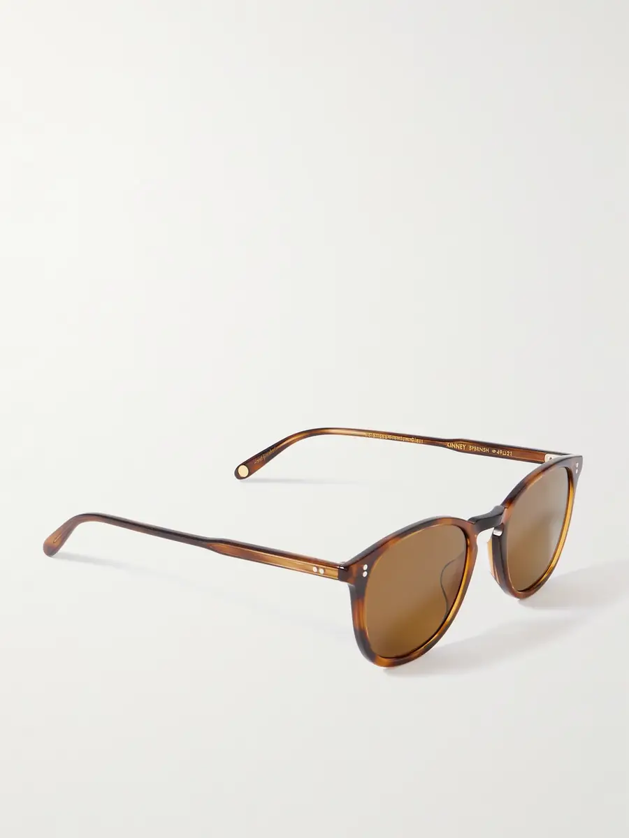 Garrett Leight California Optical Kinney Round-Frame Tortoiseshell Acetate Sunglasses - Men | Thumbnail 4 Garrett Leight California Optical Kinney Round-Frame Tortoiseshell Acetate Sunglasses - Men | Thumbnail 4