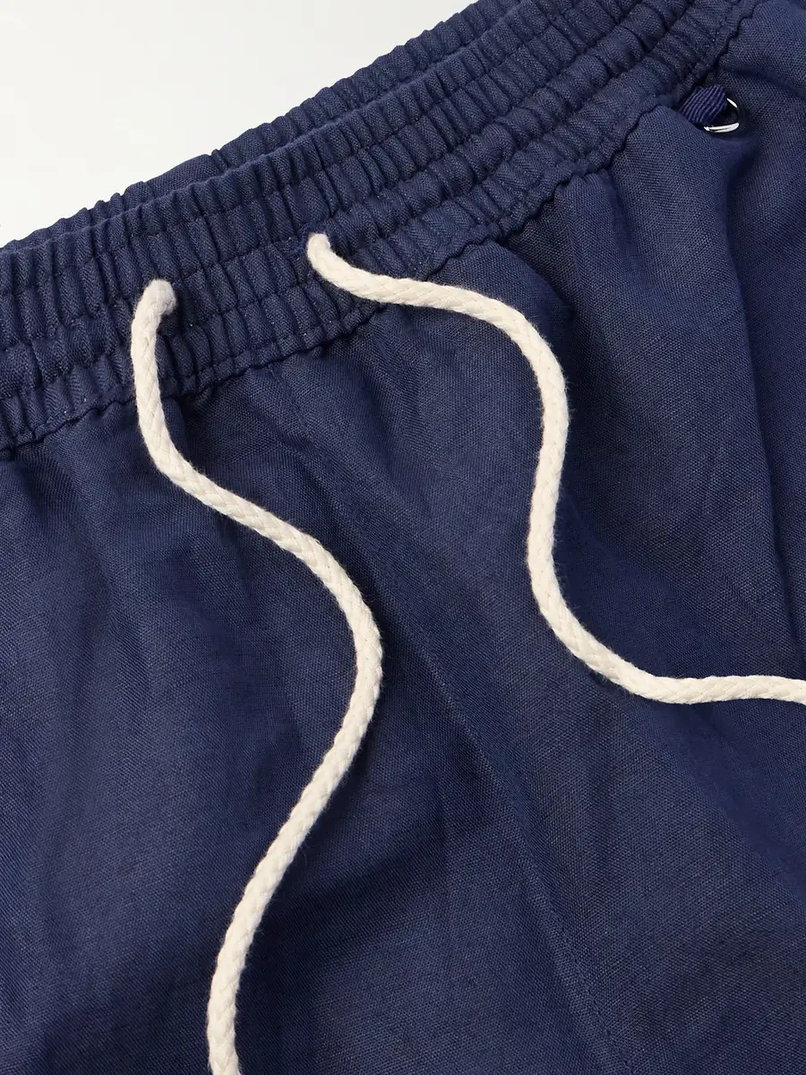 Rubinacci Straight-Leg Mid-Length Linen Swim Shorts - Men | Thumbnail 4 Rubinacci Straight-Leg Mid-Length Linen Swim Shorts - Men | Thumbnail 4