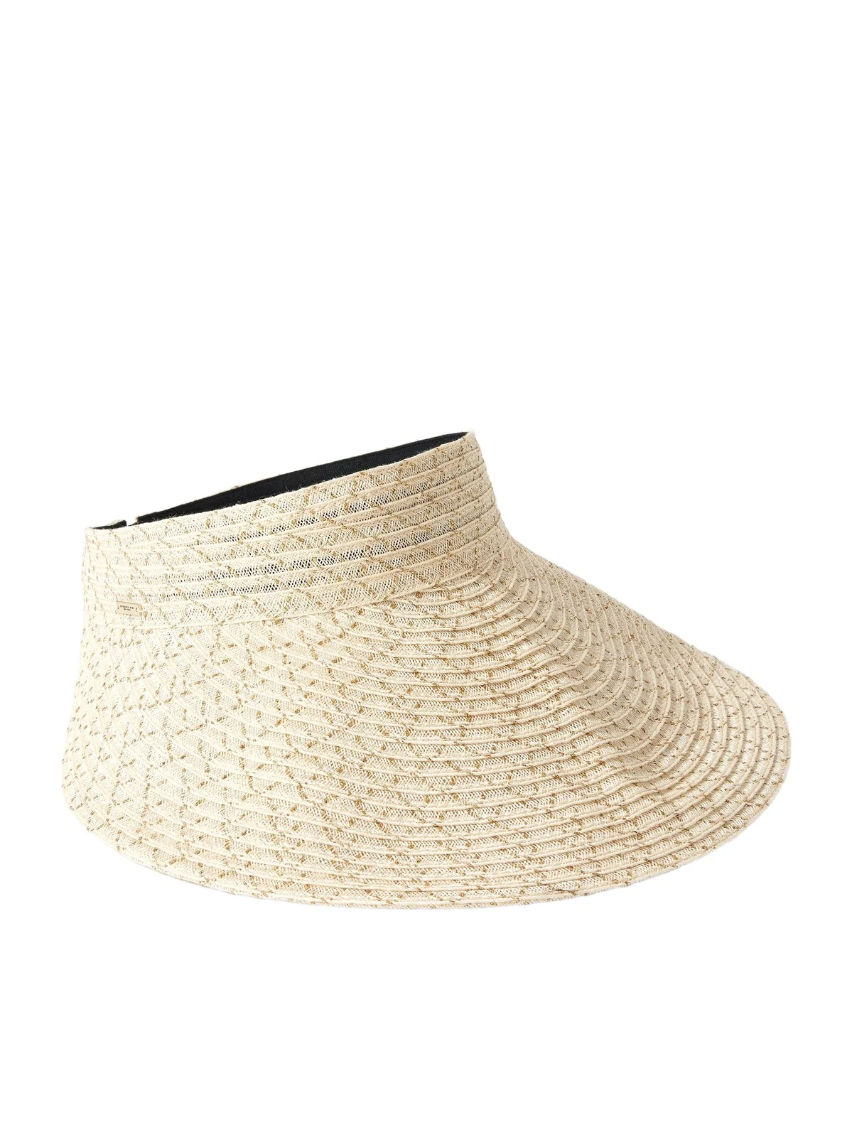 Eugenia Kim Trixie Metallic Hemp-blend Visor