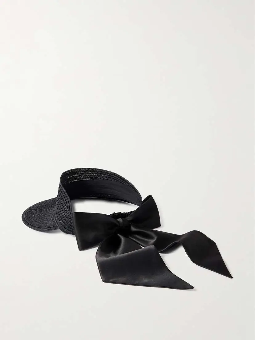 Eugenia Kim Ricky Grosgrain-trimmed Hemp-blend Visor | Thumbnail 3 Eugenia Kim Ricky Grosgrain-trimmed Hemp-blend Visor | Thumbnail 3