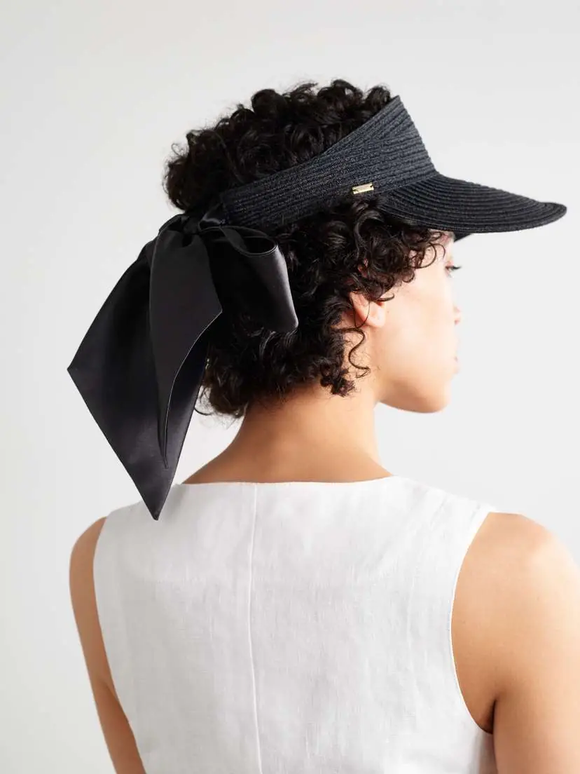 Eugenia Kim Ricky Grosgrain-trimmed Hemp-blend Visor | Thumbnail 5 Eugenia Kim Ricky Grosgrain-trimmed Hemp-blend Visor | Thumbnail 5
