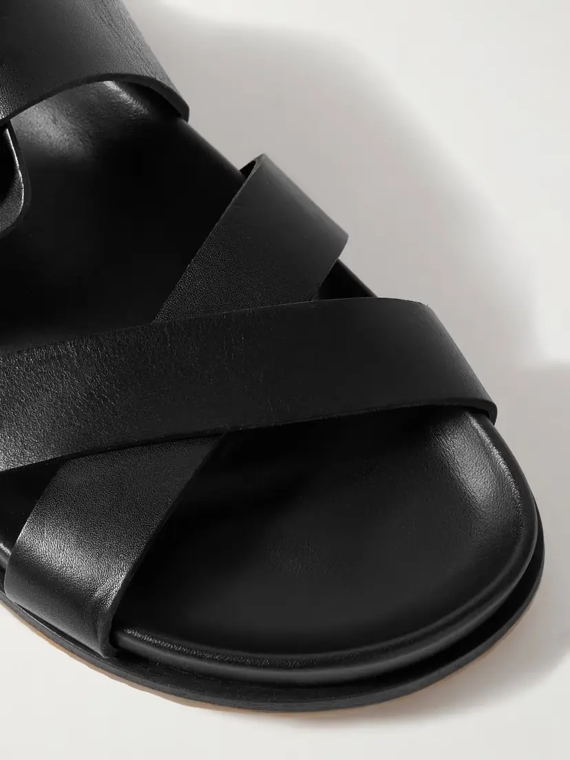 Gabriela Hearst Circe Leather Slides | Thumbnail 4 Gabriela Hearst Circe Leather Slides | Thumbnail 4