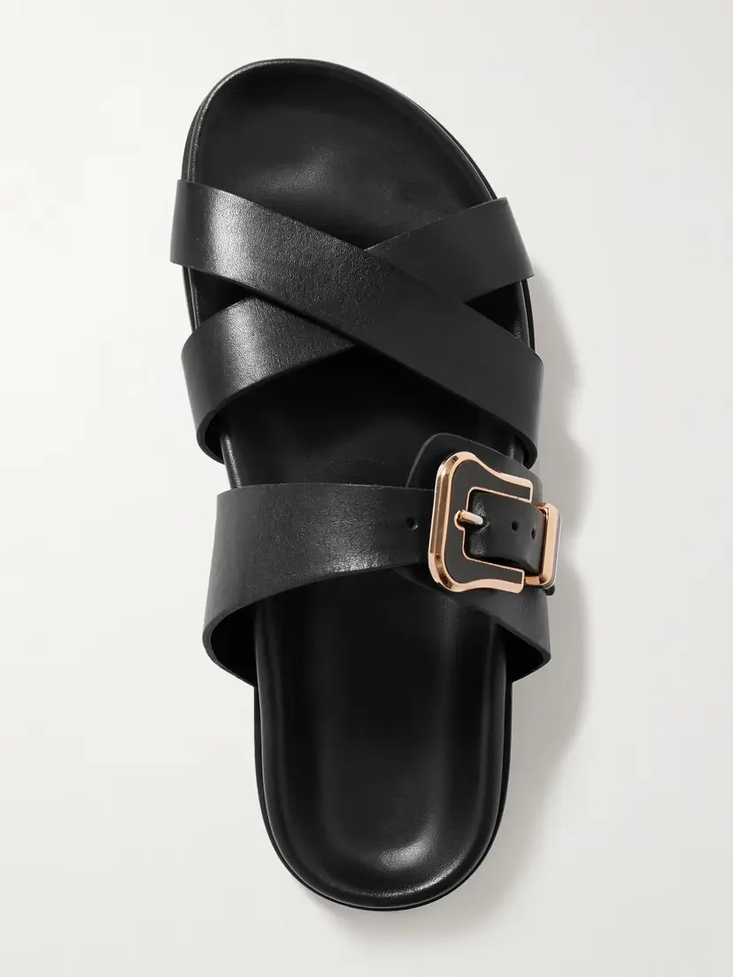Gabriela Hearst Circe Leather Slides | Thumbnail 5 Gabriela Hearst Circe Leather Slides | Thumbnail 5