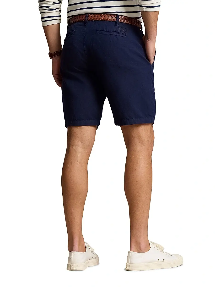 Polo Ralph Lauren Men's 8.5-Inch Classic-Fit Linen-Cotton Shorts | Thumbnail 4 Polo Ralph Lauren Men's 8.5-Inch Classic-Fit Linen-Cotton Shorts | Thumbnail 4