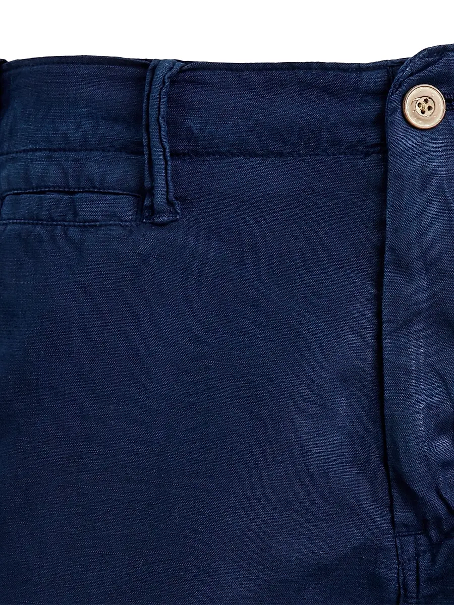 Polo Ralph Lauren Men's 8.5-Inch Classic-Fit Linen-Cotton Shorts | Thumbnail 5 Polo Ralph Lauren Men's 8.5-Inch Classic-Fit Linen-Cotton Shorts | Thumbnail 5