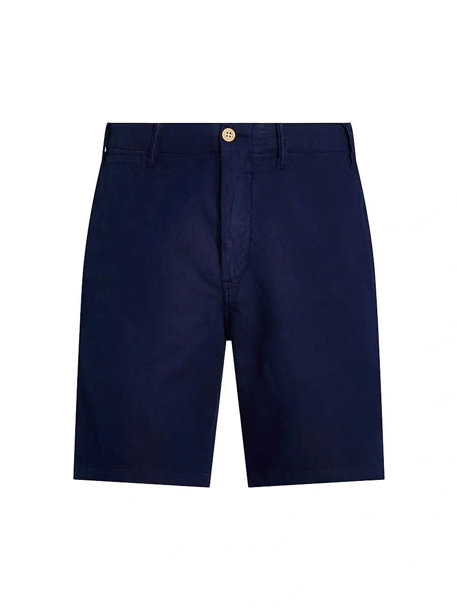 Polo Ralph Lauren Men's 8.5-Inch Classic-Fit Linen-Cotton Shorts