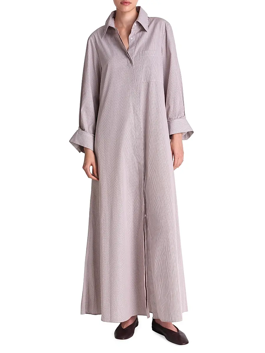 TWP Women's Jenny's Striped Gown | Thumbnail 2 TWP Women's Jenny's Striped Gown | Thumbnail 2