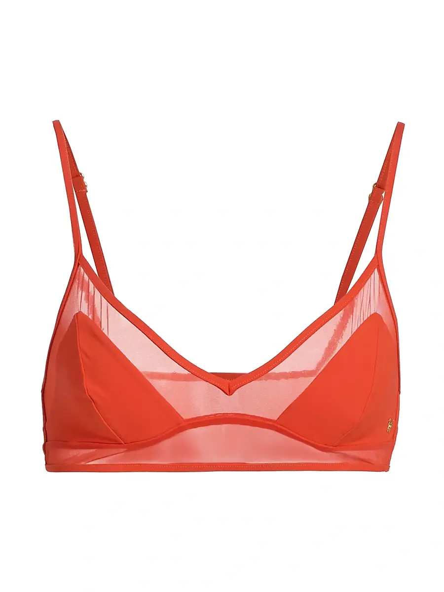 Kiki de Montparnasse Women's Peep Show Bralette Bikini top