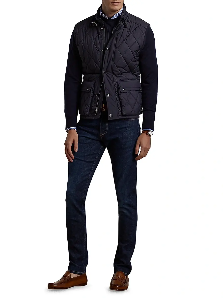 Ralph Lauren Purple Label Men's Leyland Quilted Vest | Thumbnail 2 Ralph Lauren Purple Label Men's Leyland Quilted Vest | Thumbnail 2
